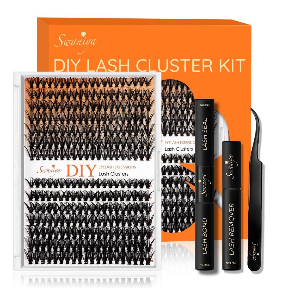 Cluster estensioni per ciglia fai -da -te